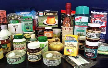 Seaweed Products from Irish Supermarket Shelves